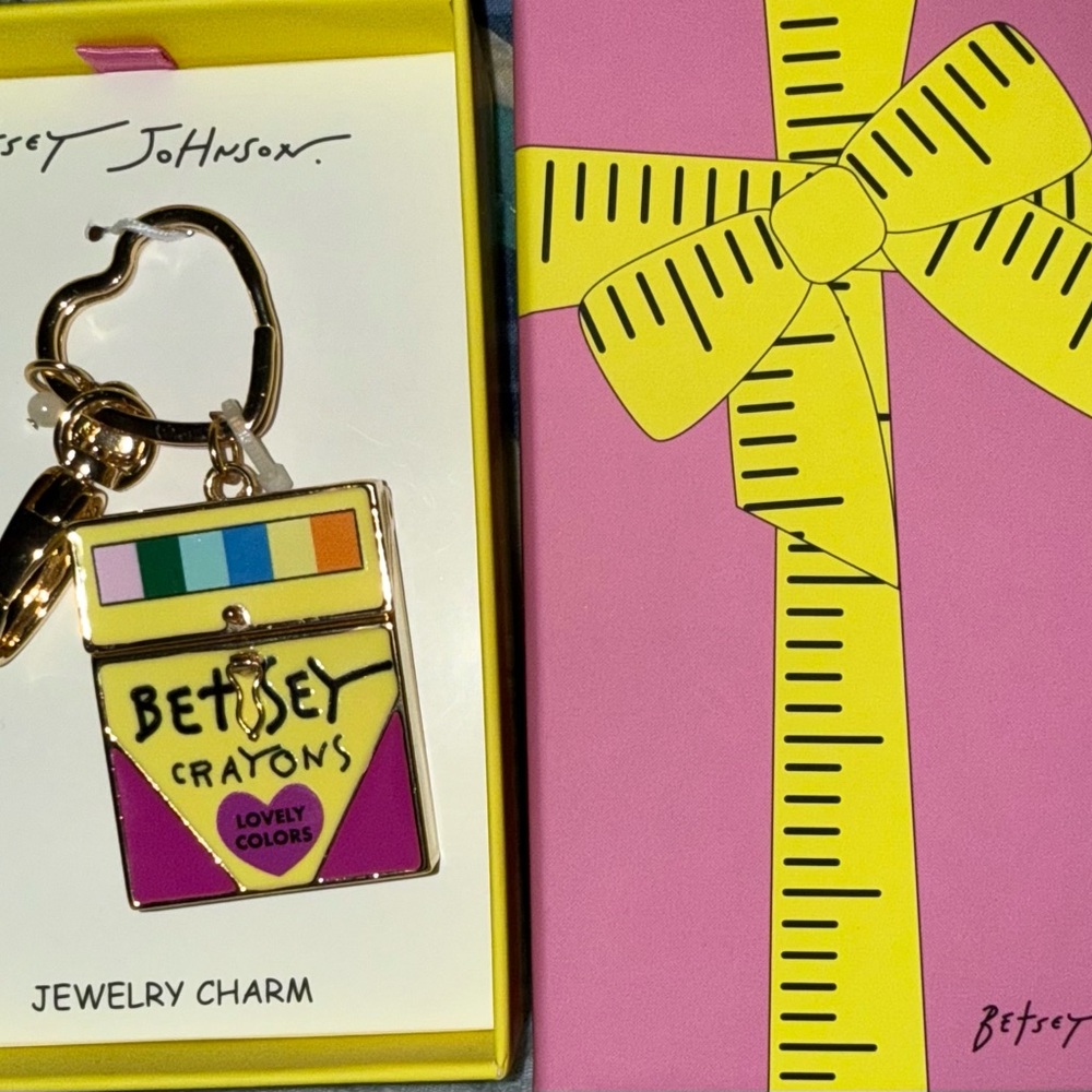 Betsey Johnson Vibrant Crayon Charm